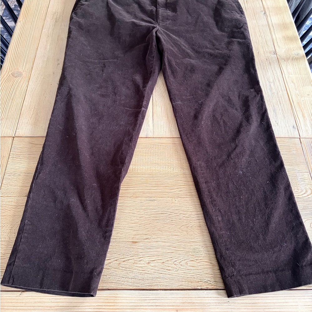 Ralph Lauren Men's Chocolate Brown Corduroy Pants